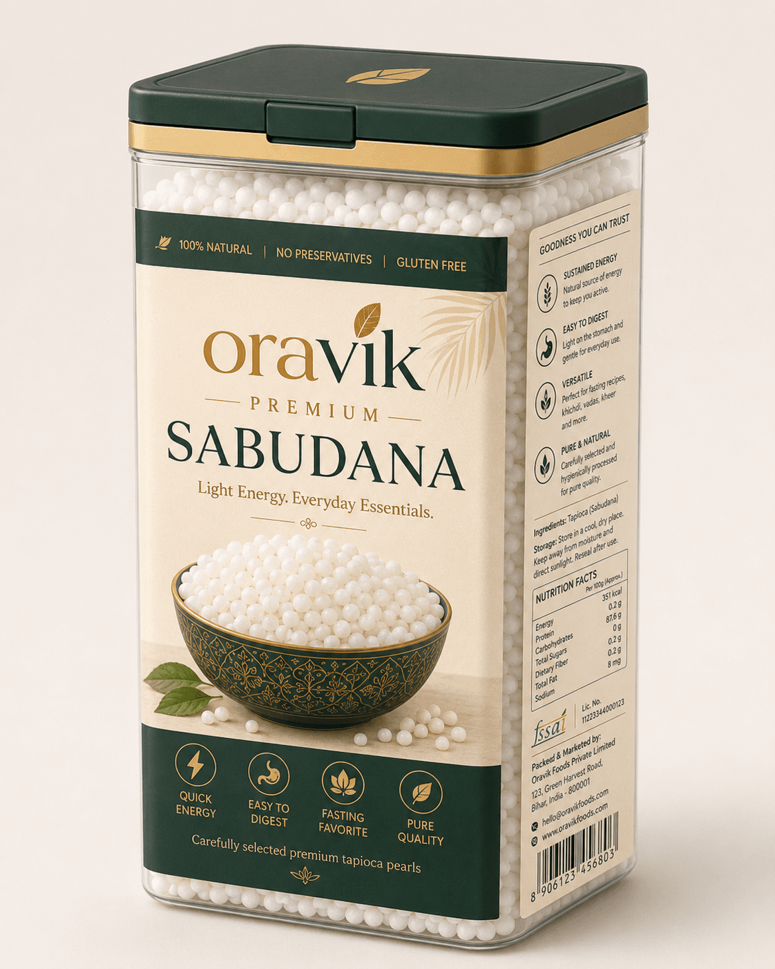 Oravik sabudana